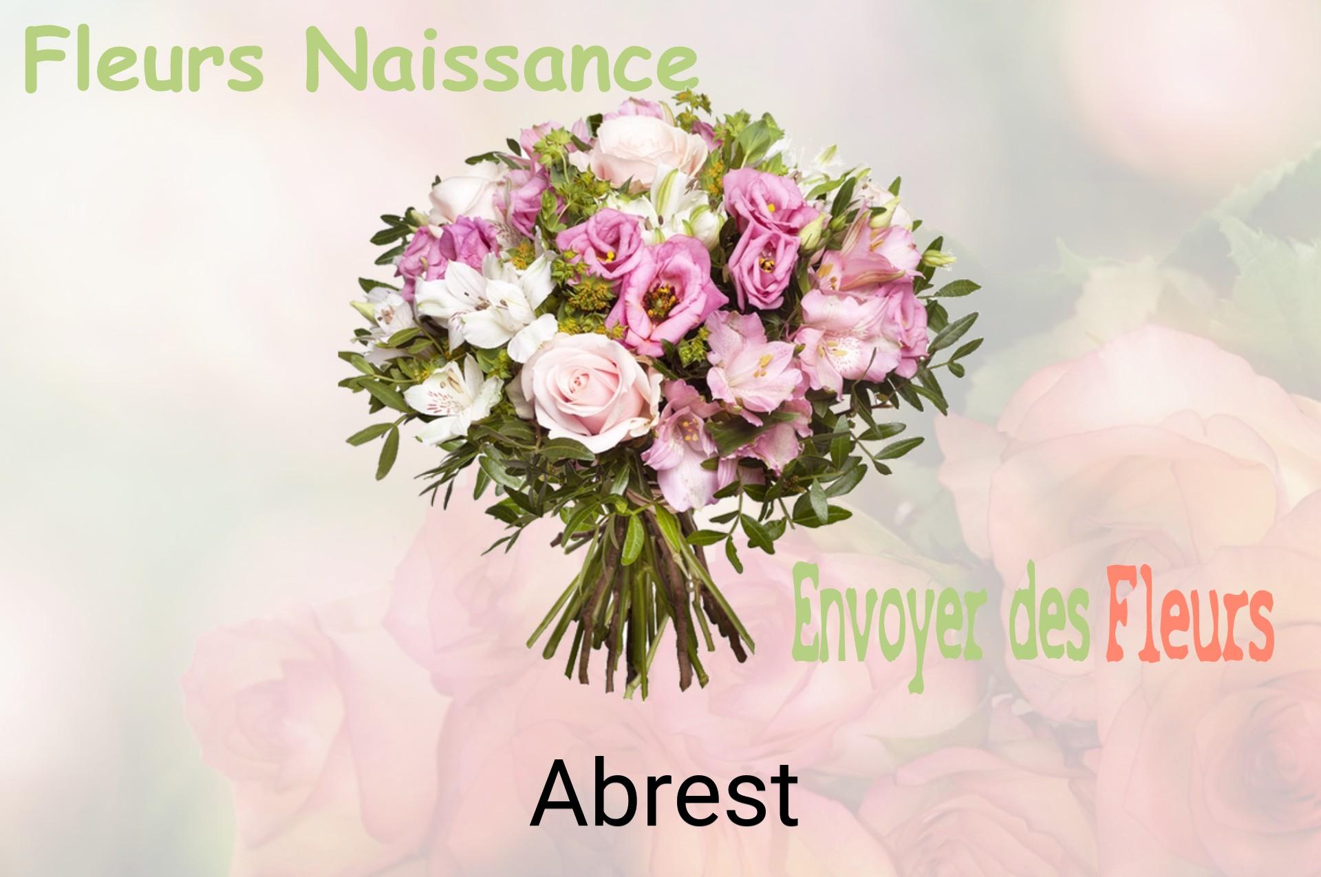 Bouquet de fleurs de naissance livré à Abrest